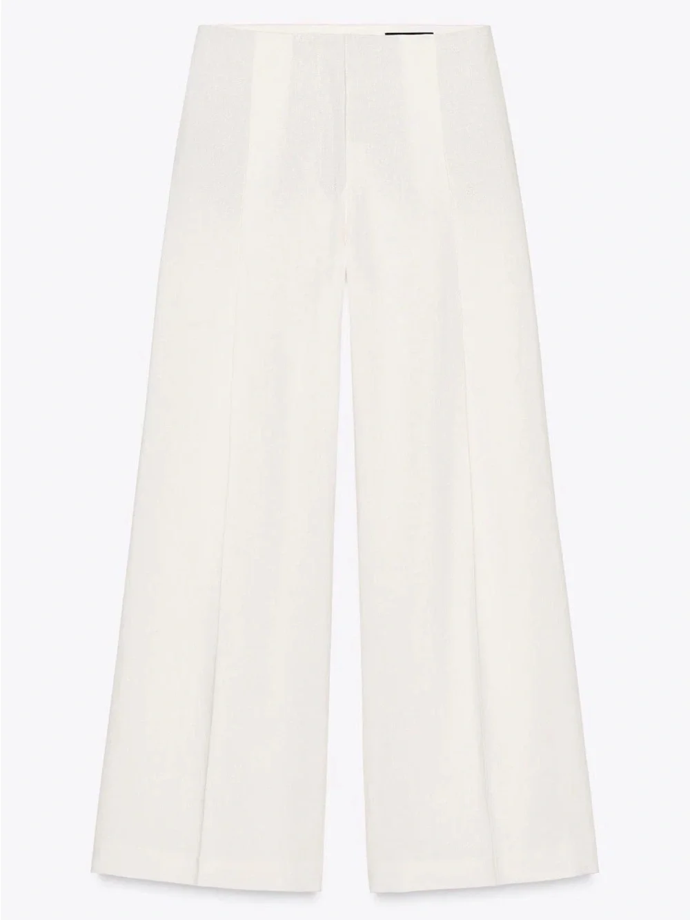 Zara Linen Blend Pleated Pants ZW Collection